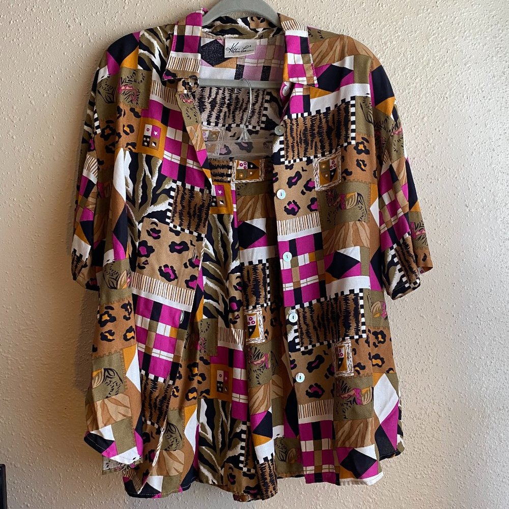 Y2K Vintage Kathie Lee Two Piece Matching Short Set